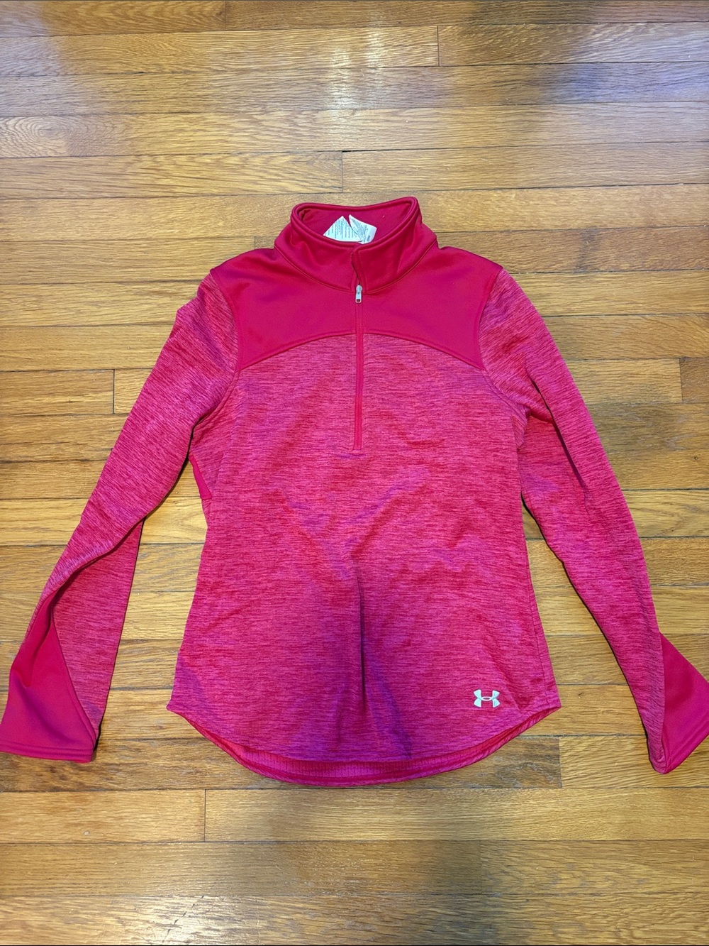 Under Armour Women's Hot Pink Half-Zip Performance Pullover